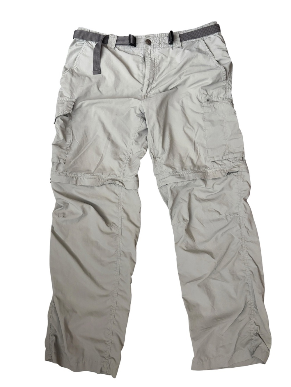 Columbia Men’s Convertible Pants (to Shorts) - Size 36X30 - Gray -Excellent Cond